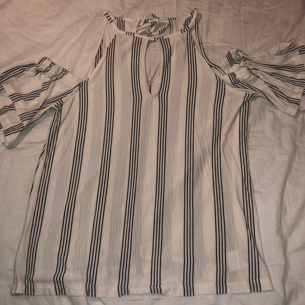 American Eagle striped blouse